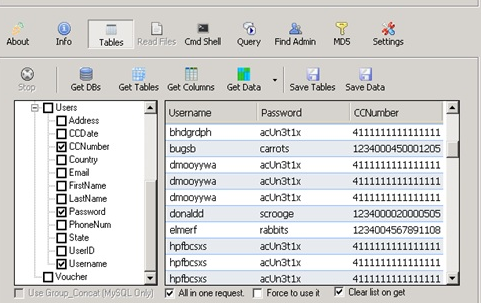 havij sql injection tool