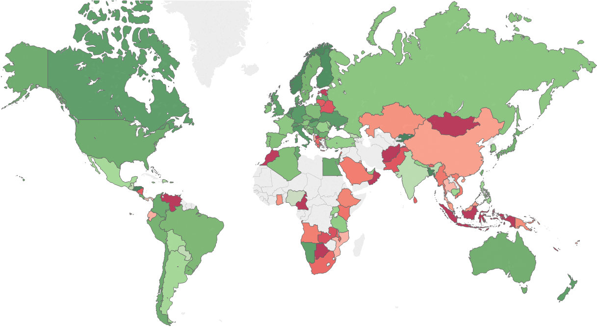 Worldwide map of cryptomining malware attacks in the threat landscape