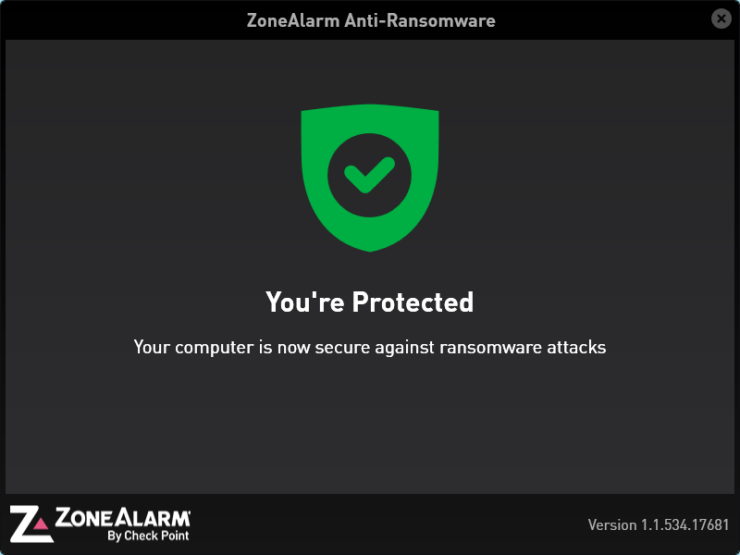 Check Point ZoneAlarm Anti-Ransomware Review