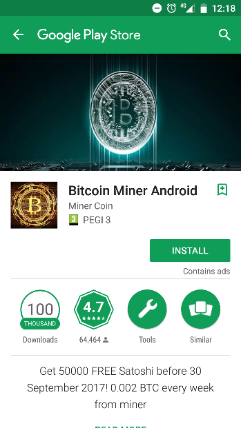 Download do APK de Crypto Miner para Android