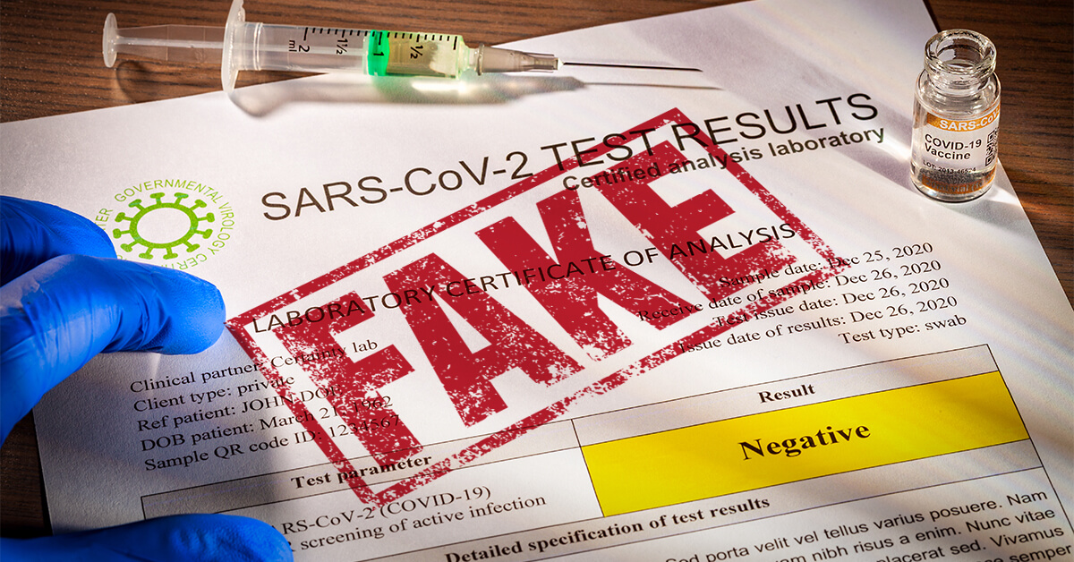 Amid vaccine mandates, fake vaccine certificates become a full blown  industry - Check Point Blog