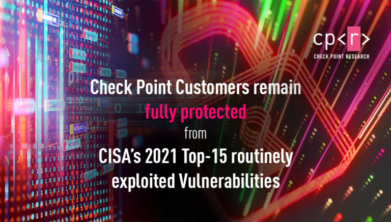 CISA’s 2021 Top-15 Routinely Exploited Vulnerabilities – Check Point ...