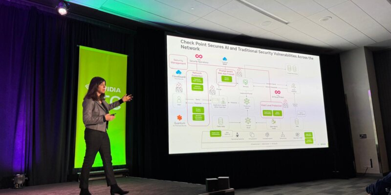 Nataly Kremer speaking at NVIDIA GTC